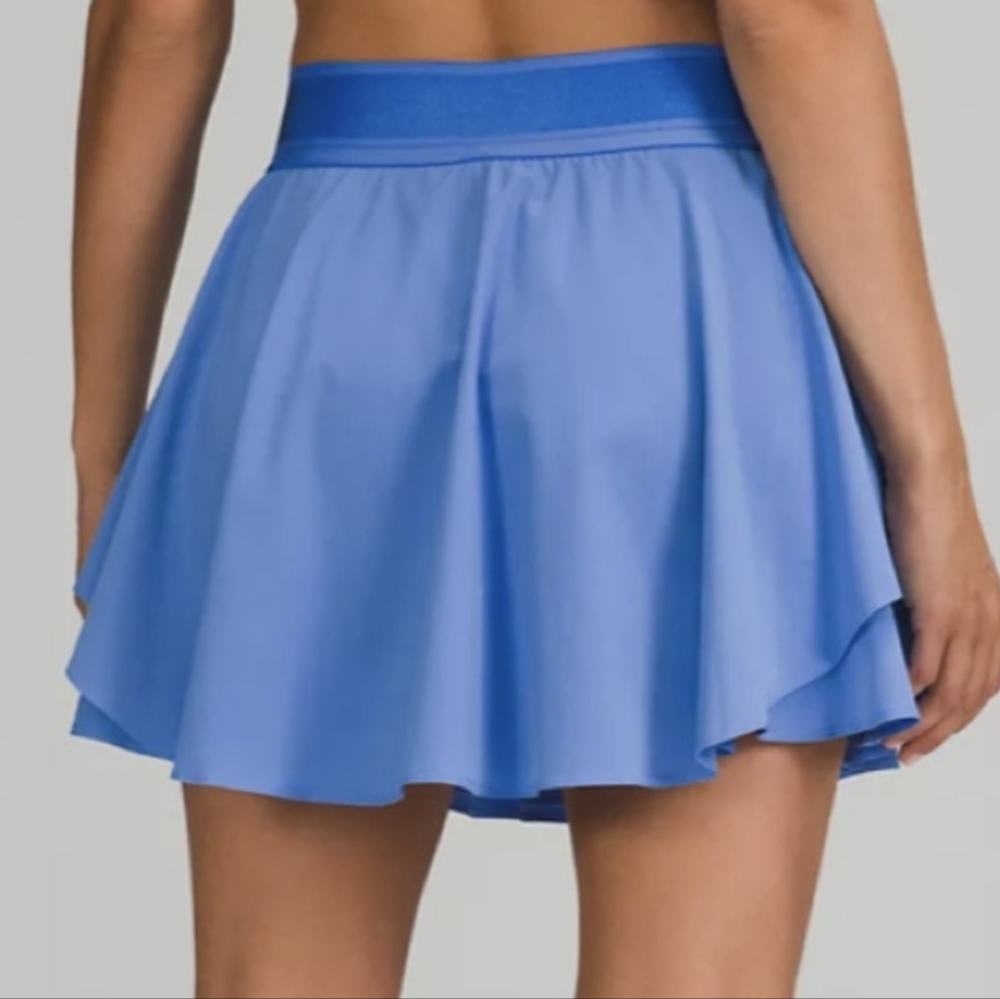 💙LULULEMON COURT RIVAL HIGH RISE SKIRT/SKORT TALL-BLUE Size 10💙